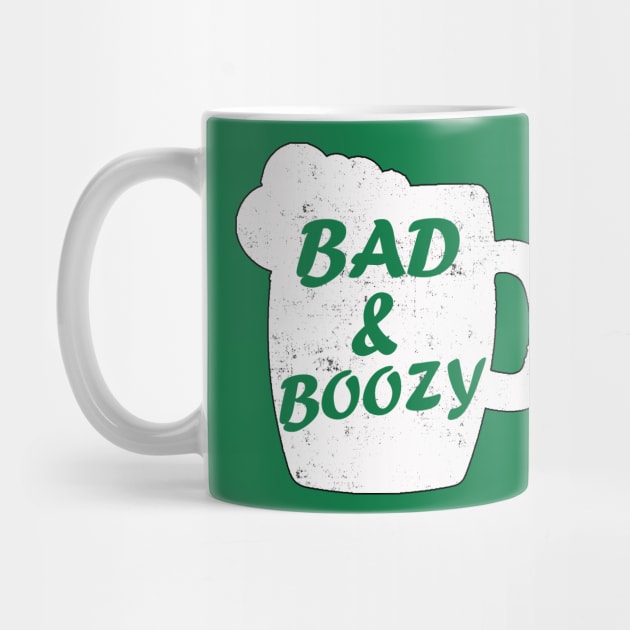 Bad and Boozy Shirt  funny St Patrick Day Drinking by fadi1994